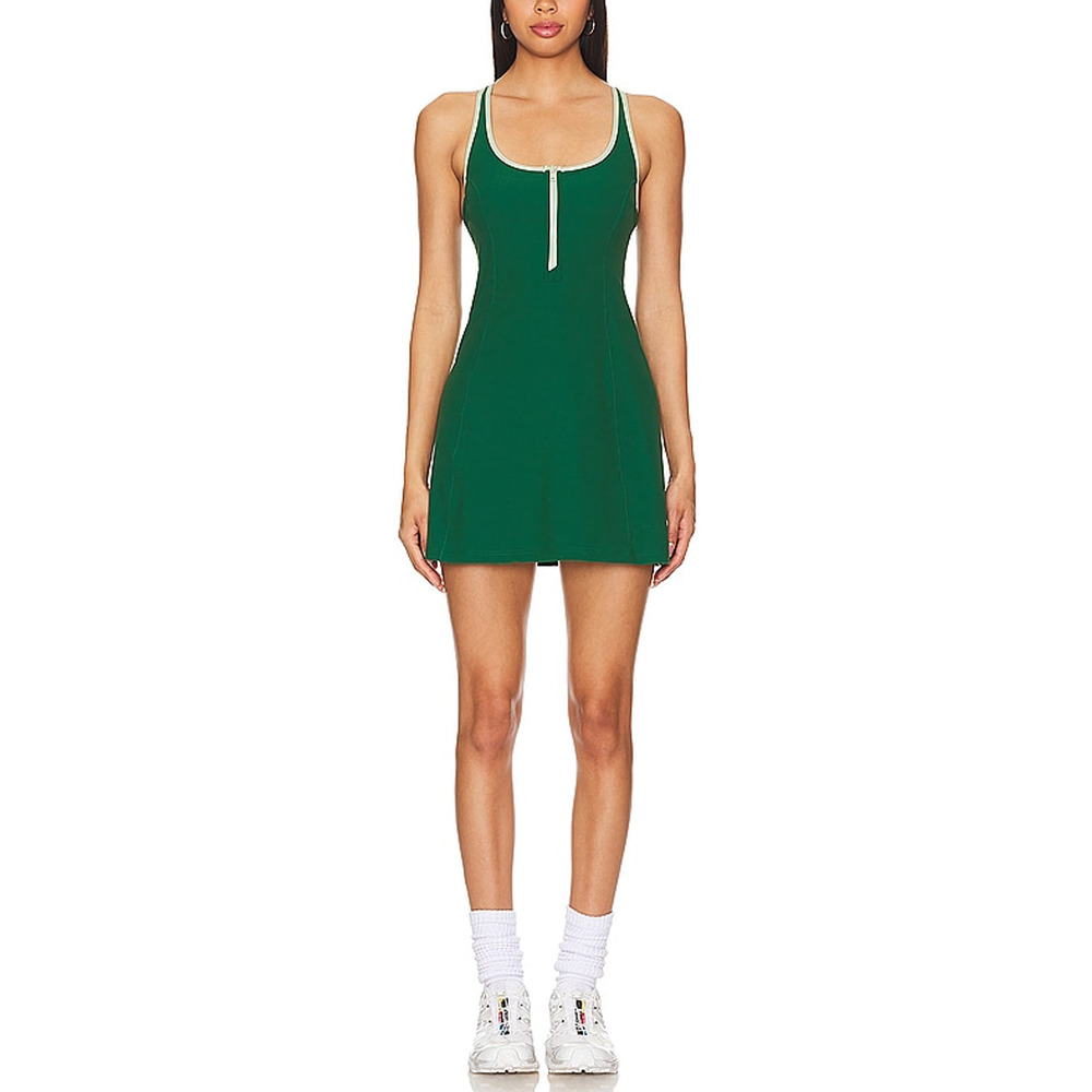 The Upside Oxford Ali Green Polyamide Mini Dress Size US 6